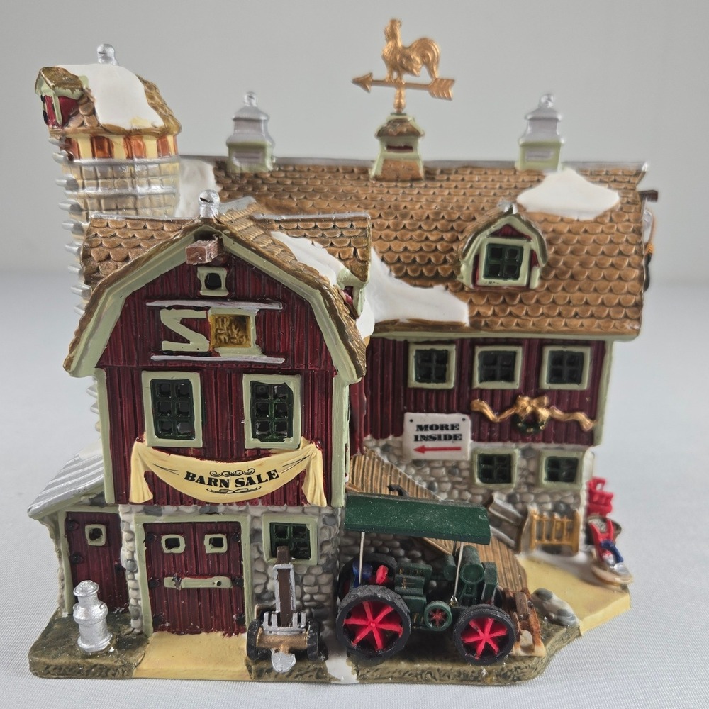 Lemax Harvest Crossing Barn Sale #25641A 2002 Christmas Village House - Picture 2 of 10